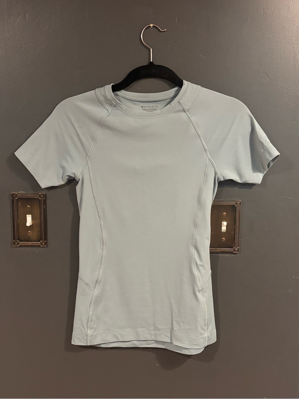 Athleta Teal Short Sleeve Athletic Tee - XS